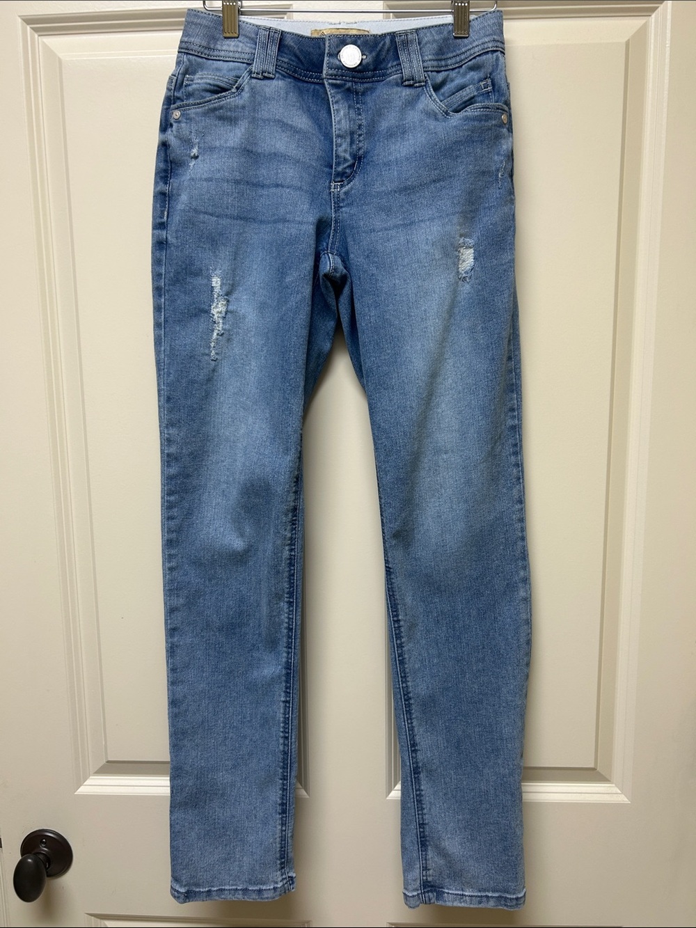 Democracy Slim Straight Light Blue Jeans